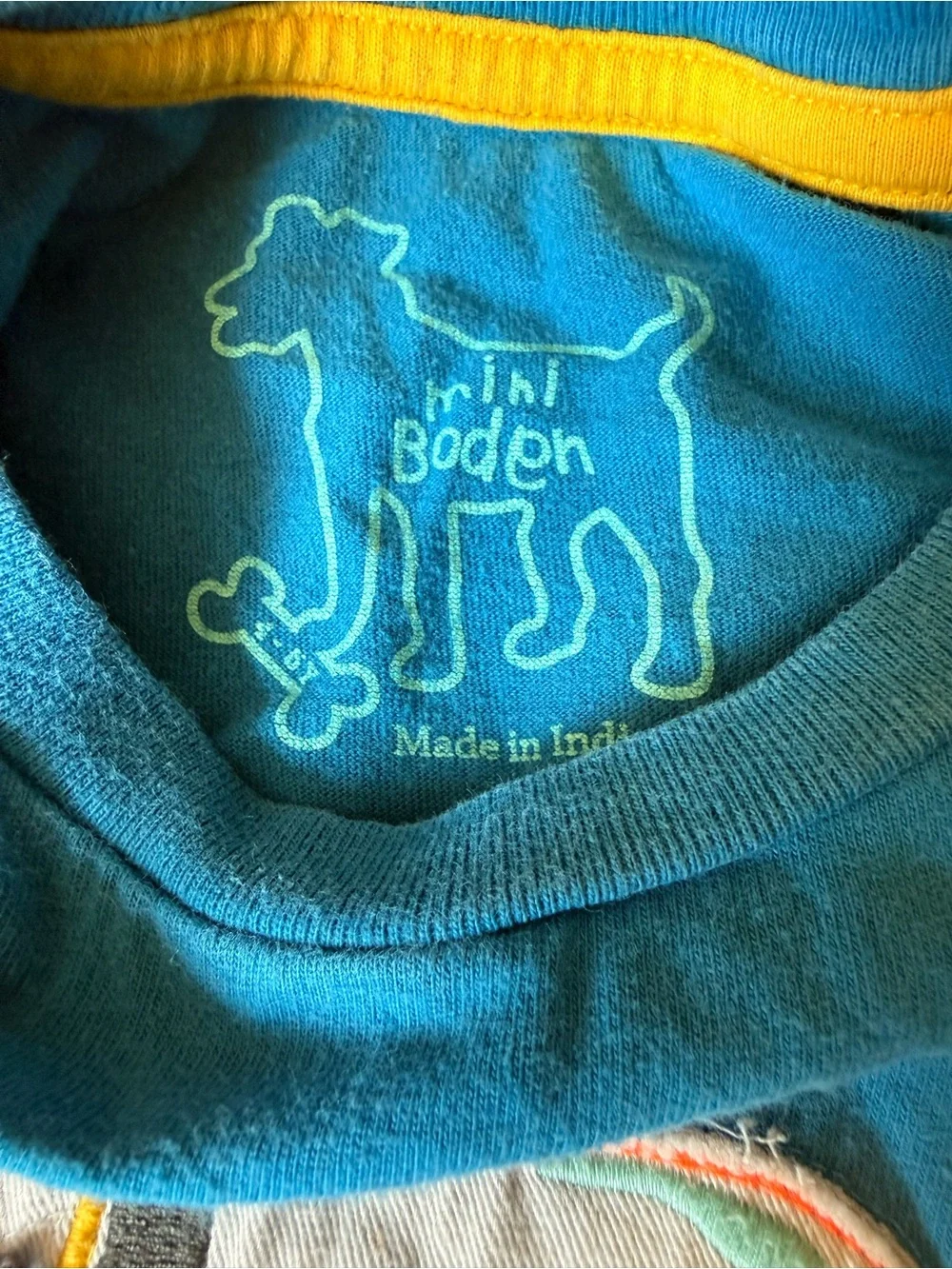 Boden Bright Blue Ship-in-Bottle Tee 4-5y
